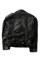 Vintage W Leather Motorcycle Jacket (1990s)