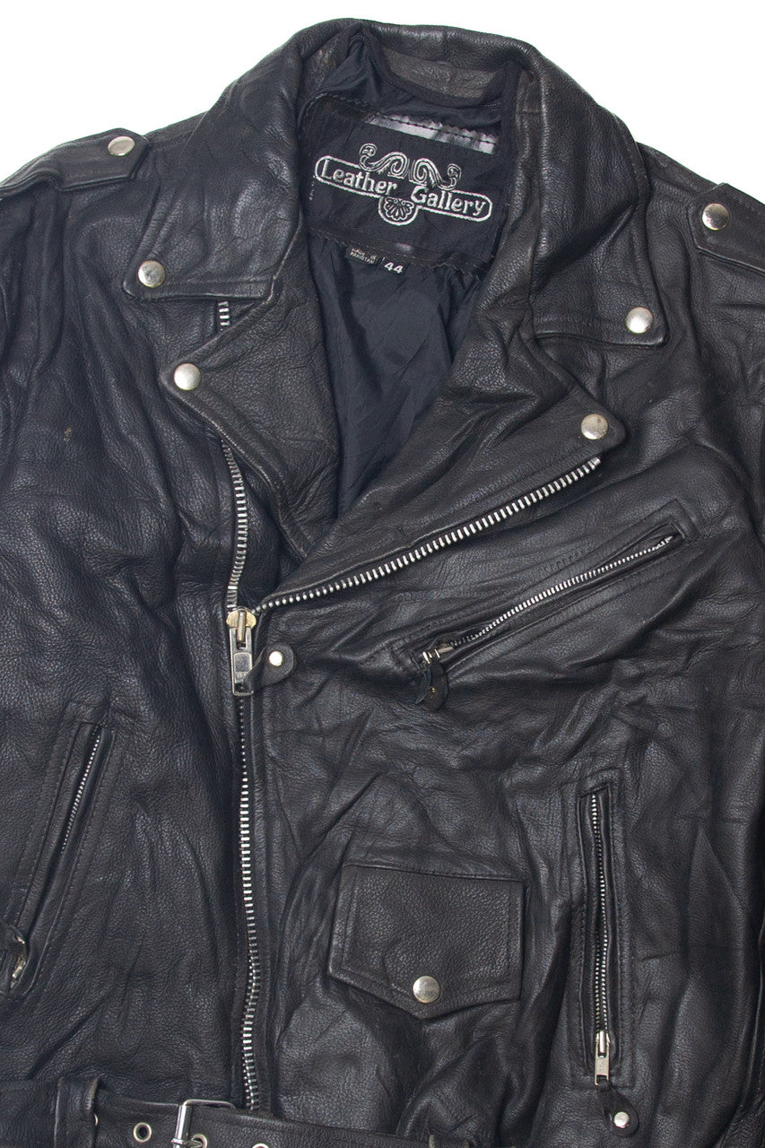Vintage  Leather Gallery Motorcycle Jacket