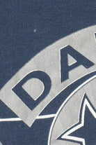 Vintage Dallas Cowboys NFL Football Helmet Graphic T-Shirt (1990s)