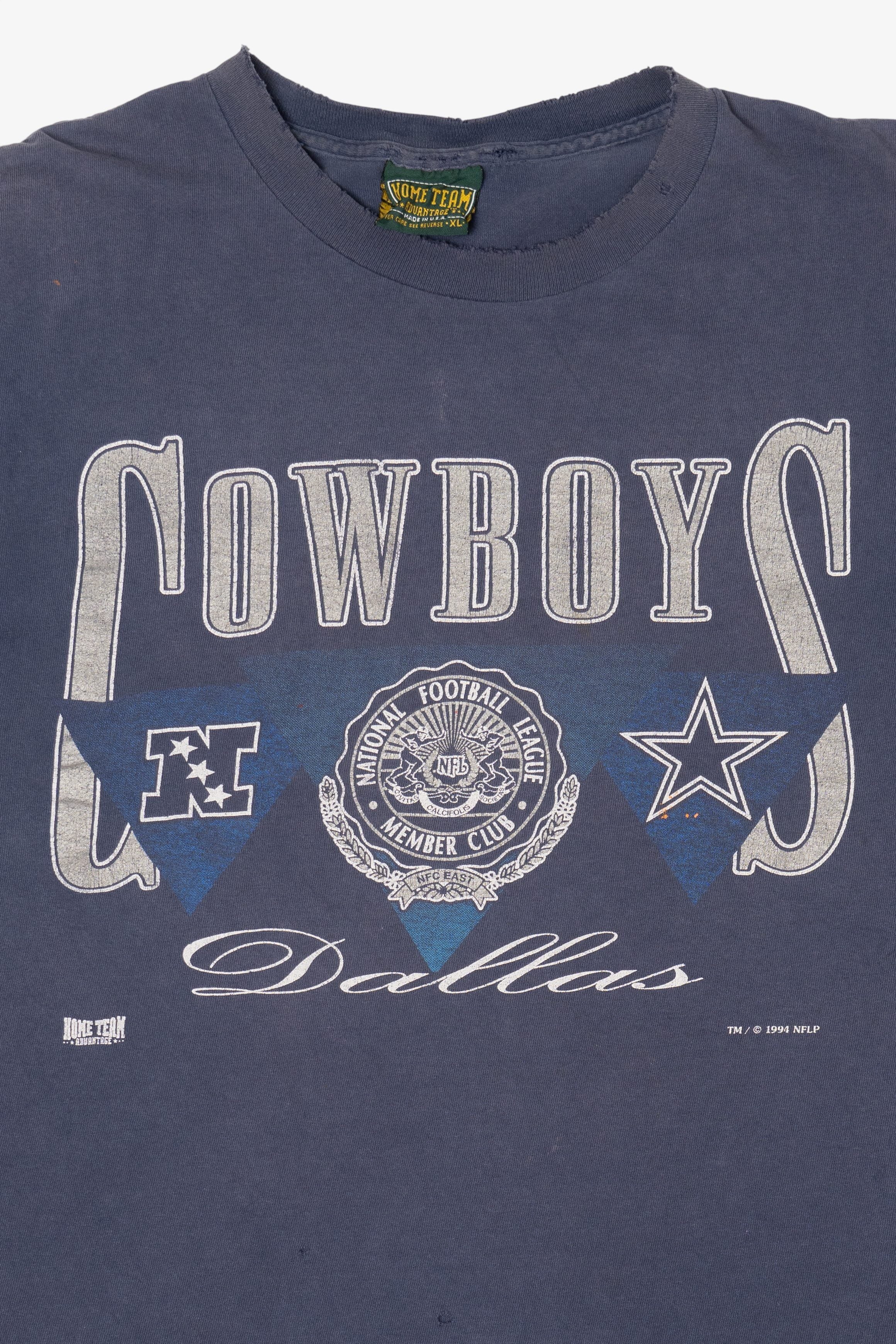 Vintage Distressed Dallas Cowboys NFL T-Shirt (1990s)