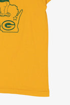 Vintage Yellow Wisconsin Green Bay Packers Peeing On Minnesota Vikings Funny T-Shirt (1980s)