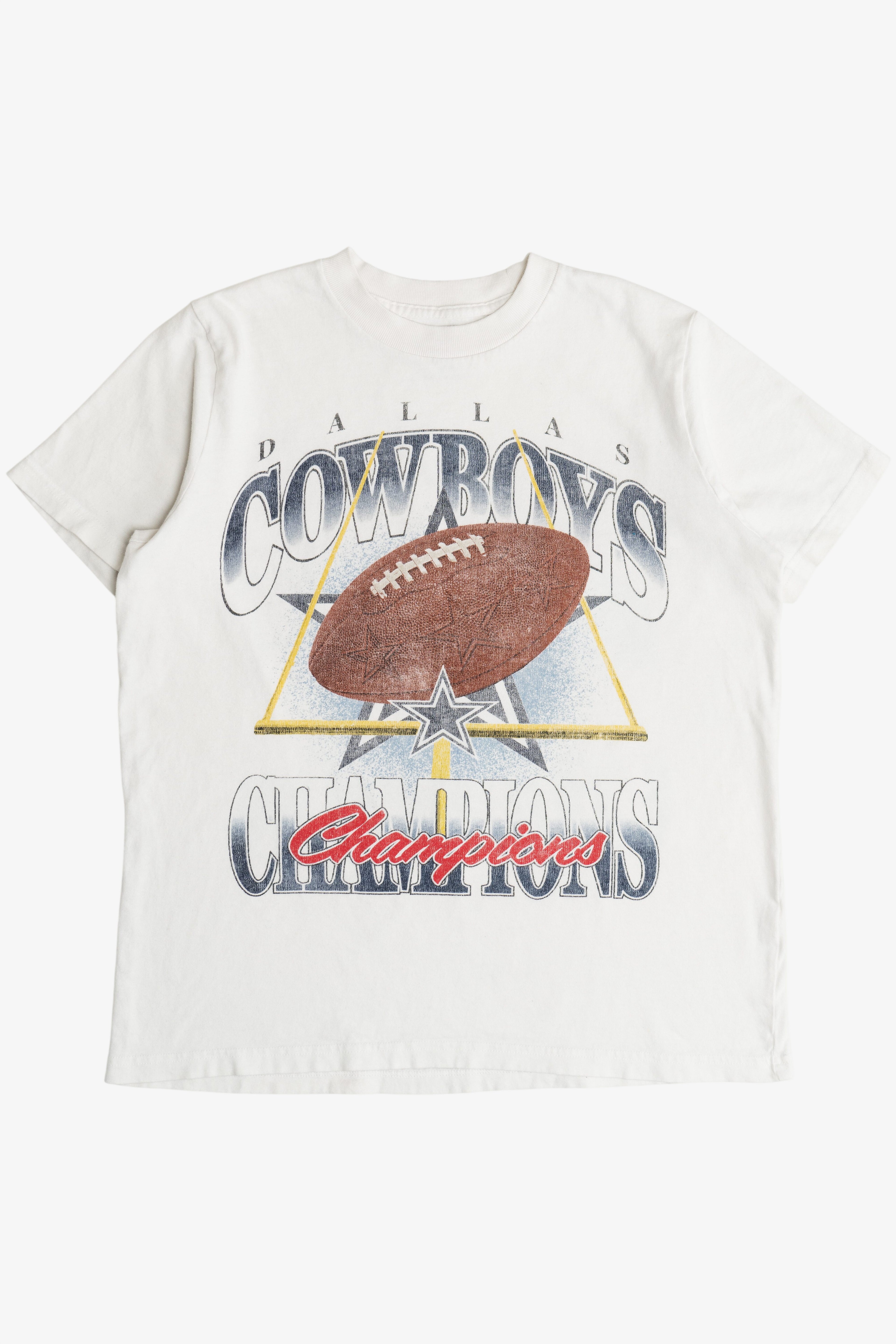 Dallas Cowboys '92 '93 Champions Reissue Modern Reprint NFL T-Shirt (2010s)