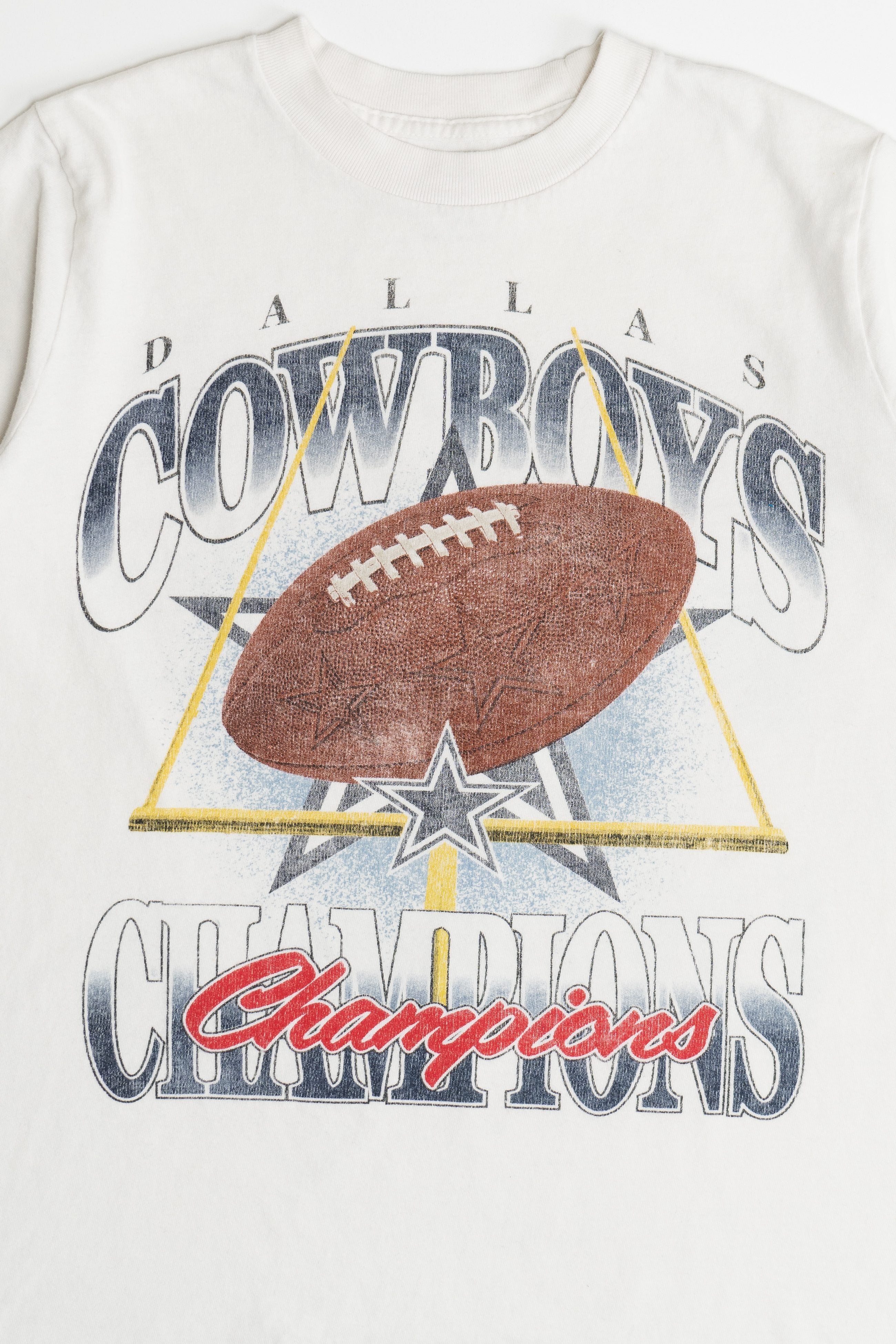 Dallas Cowboys '92 '93 Champions Reissue Modern Reprint NFL T