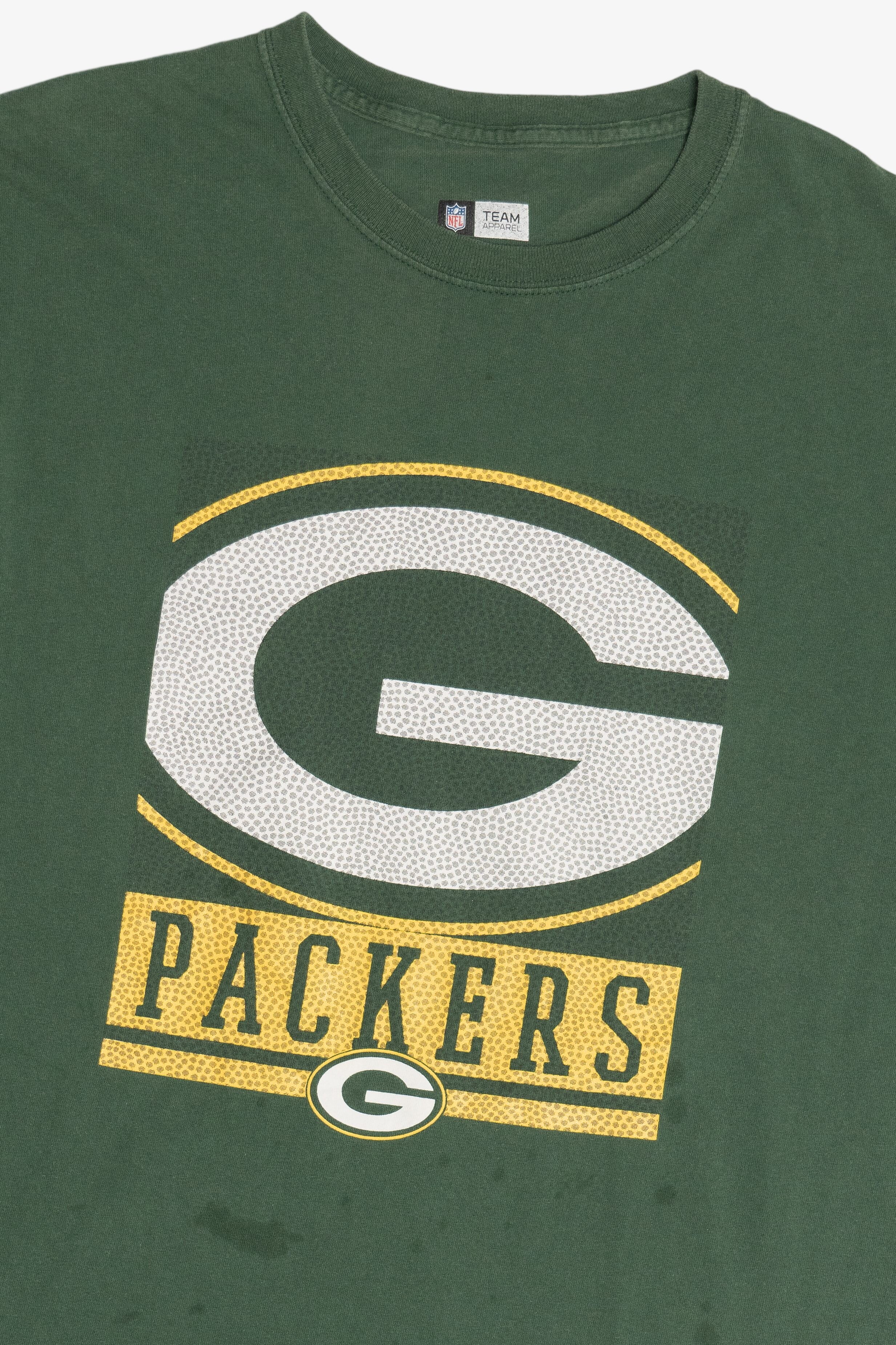 Green Bay Packers NFL Team Apparel Logo T-Shirt (2010s)