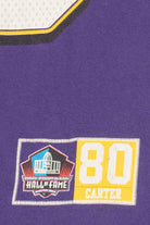 Vikings Anthony Carter #80 NFL Hall Of Fame Jersey T-Shirt (2010s)