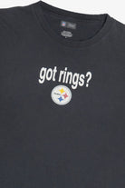 "Got Rings? We Do!" Pittsburgh Steelers Super Bowl Champion Rings NFL T-Shirt (2000s)