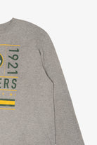 Gray NFL Green Bay Packer Long Sleeve T-Shirt (2010s)