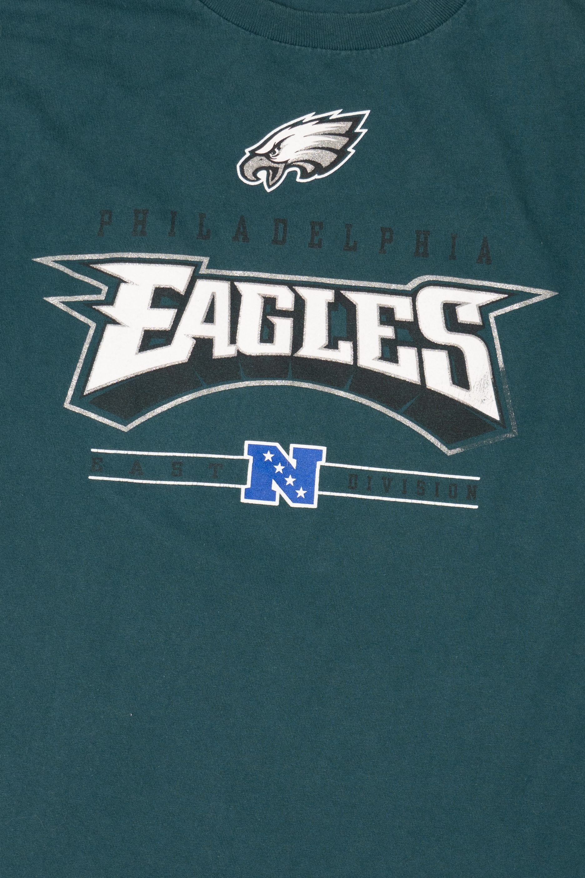 Teal NFL Team Apparel Philadelphia Eagles East Division T-Shirt (2010s)