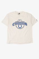 Vintage Indianapolis Colts Eastern Division Champions 1999 AFC T-Shirt (1990s)
