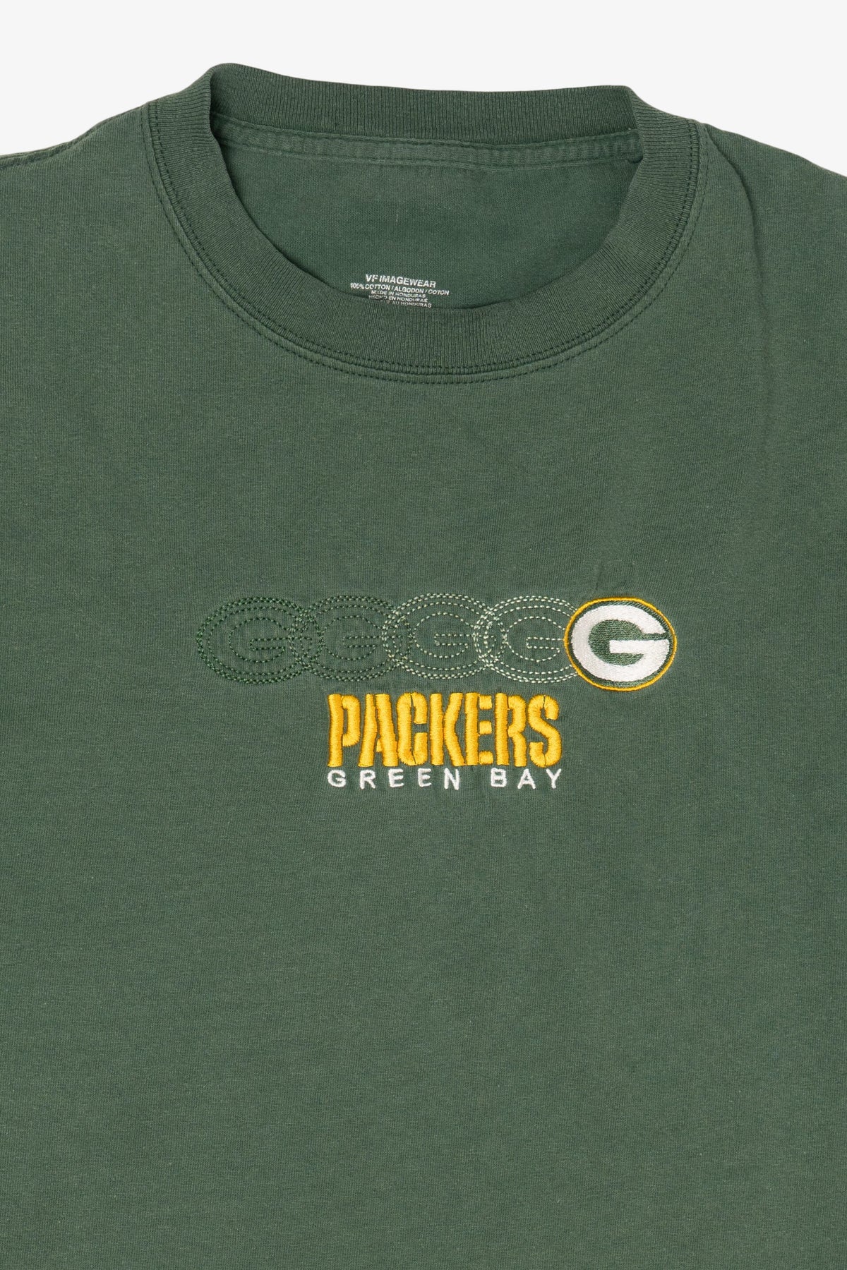 Vintage Embroidered Green Bay Packers T-Shirt (2000s)
