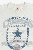 Vintage 1993 Super Bowl XXVII Champions Dallas Cowboys NFL T-Shirt (1990s)