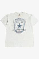 Vintage 1993 Super Bowl XXVII Champions Dallas Cowboys NFL T-Shirt (1990s)