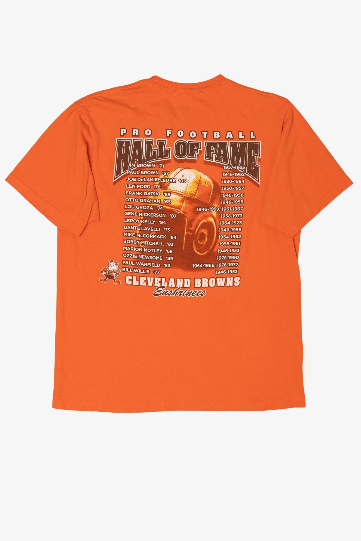 Vintage Cleveland Browns Pro Football Hall Of Fame T-Shirt (2000s)