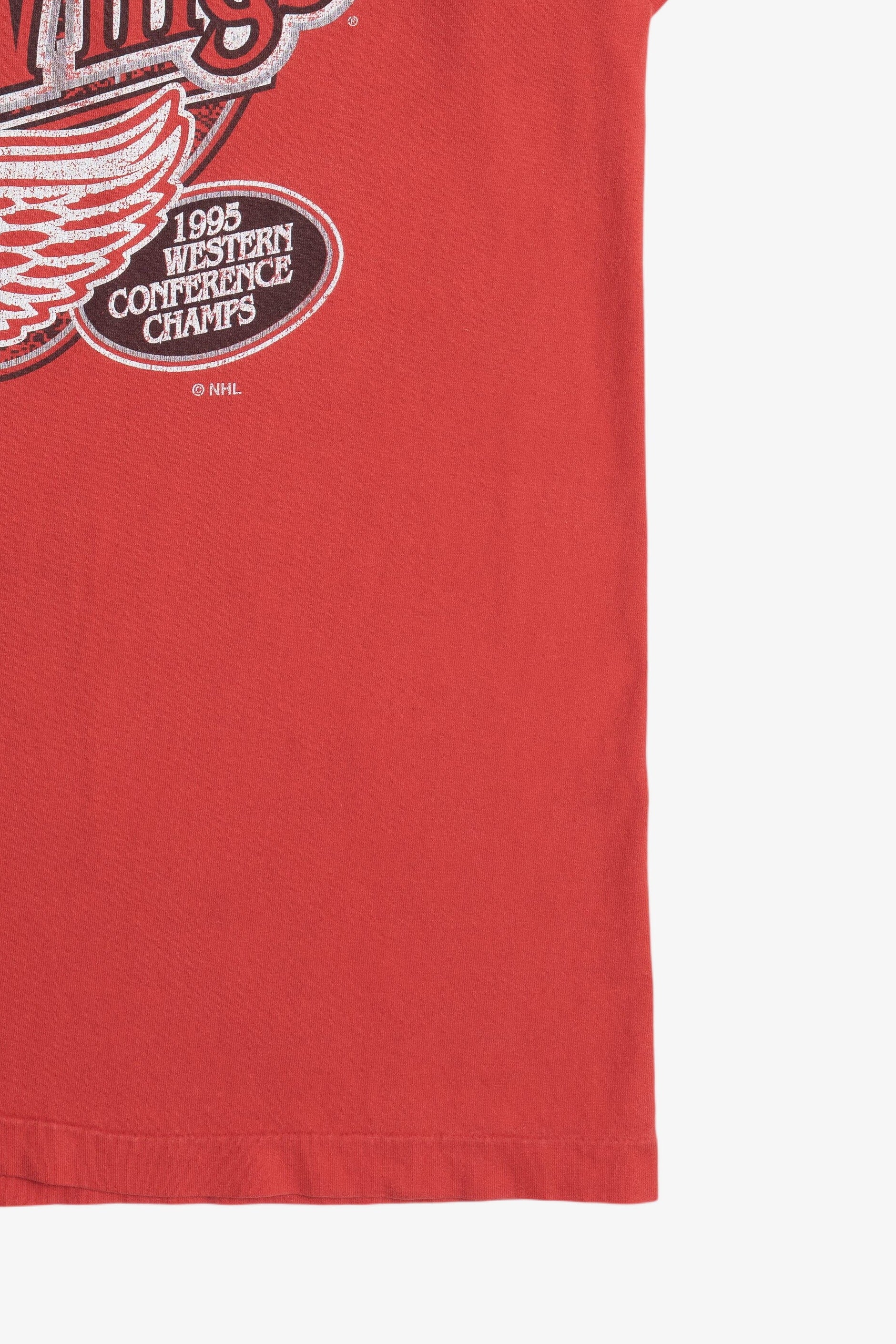 Vintage Detroit Red Wings Stanley Cup 1995 NHL T-Shirt (1990s)