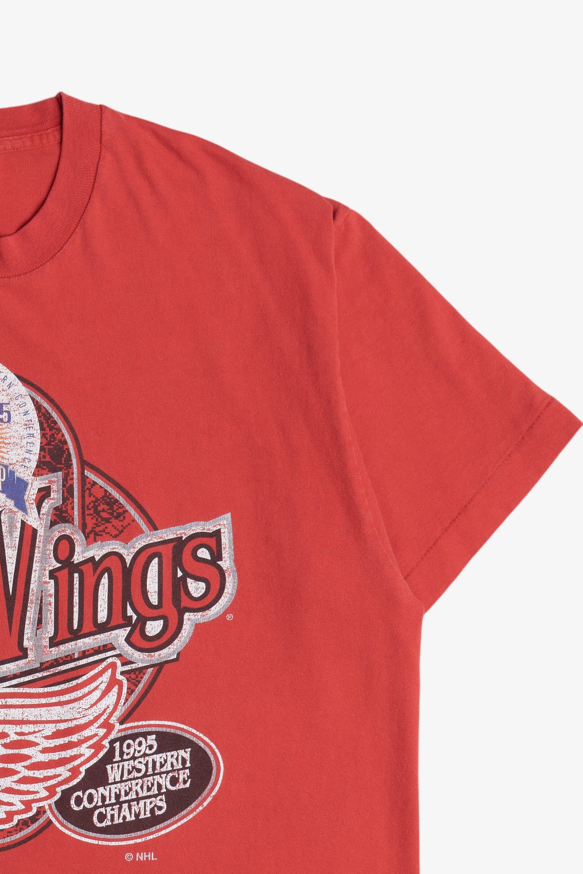 Vintage Detroit Red Wings Stanley Cup 1995 NHL T-Shirt (1990s)