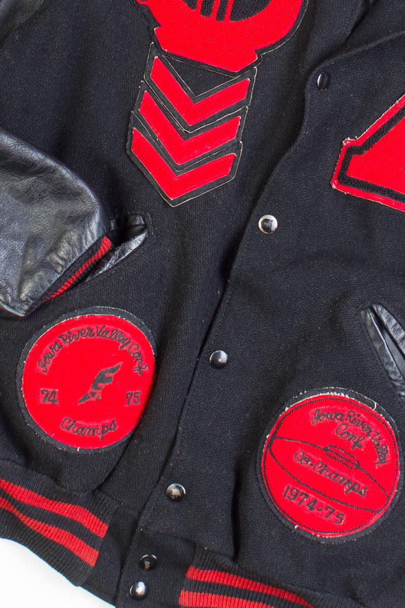Iowa 1975 Letterman Jacket