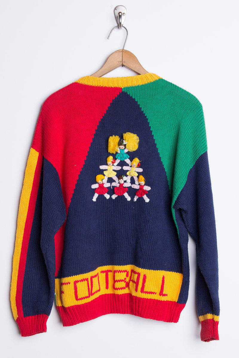 Vintage Football Cardigan