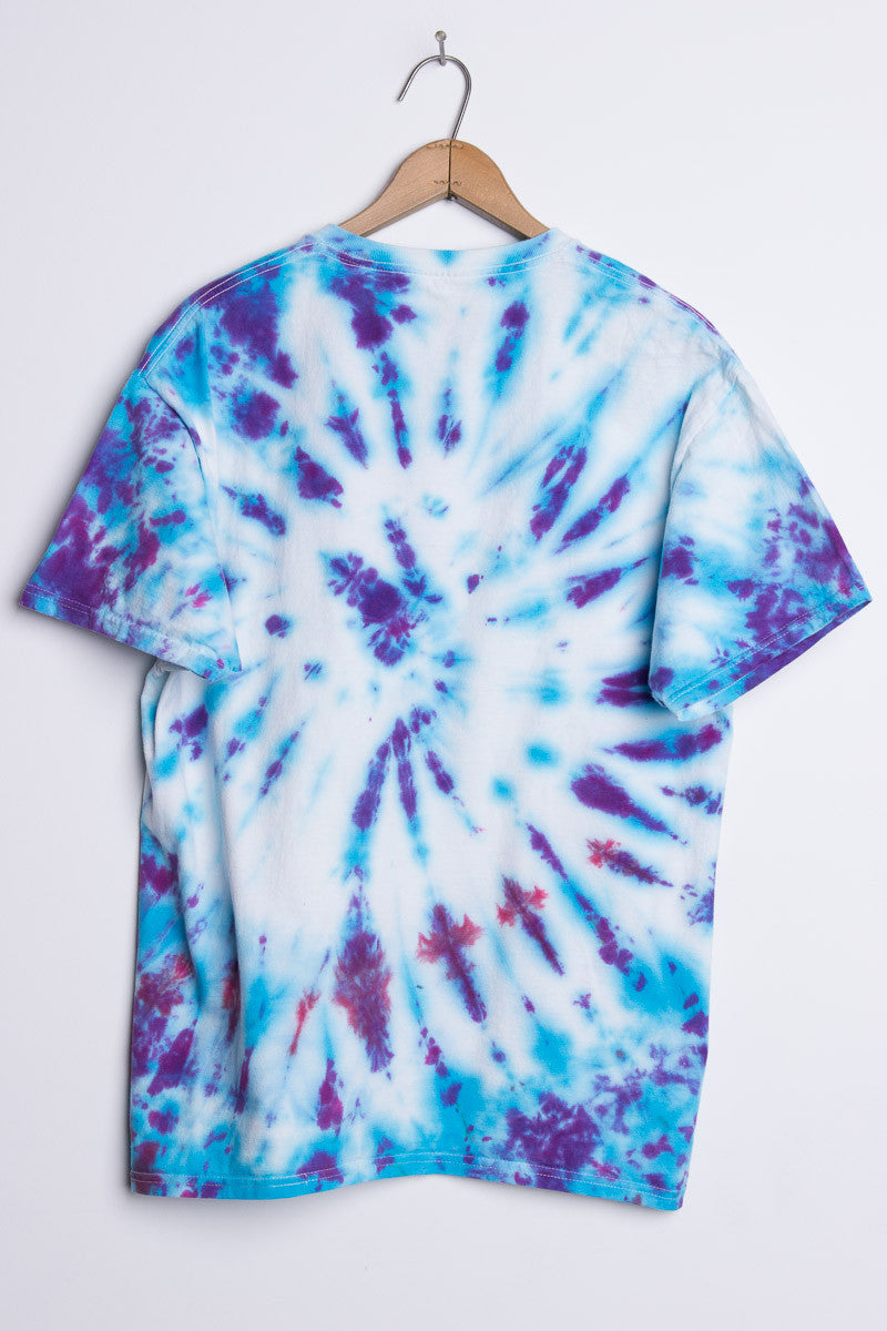 Blue and Purple Tie Dye T-Shirt
