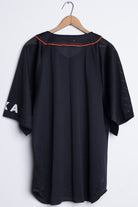 Black Japapese Baseball Jersey
