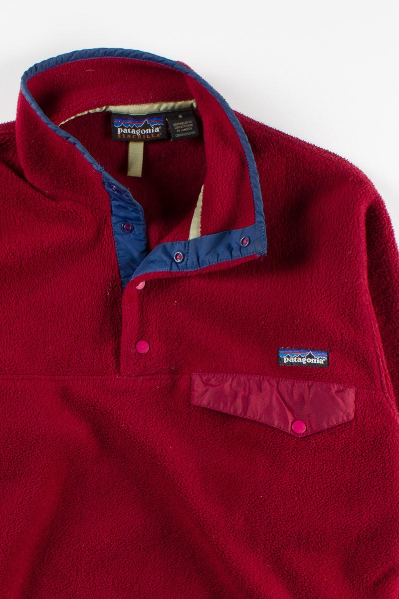 Burgundy Patagonia Synchilla