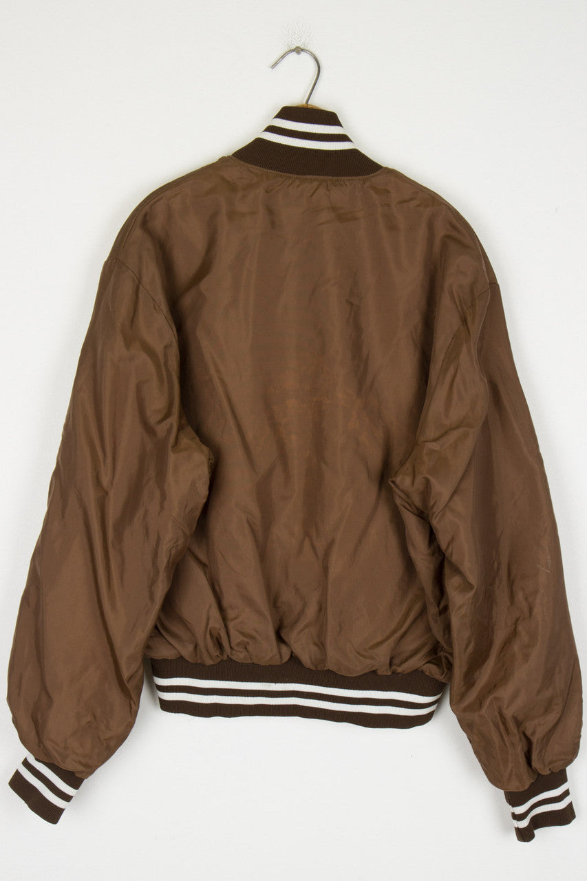 Brown Letterman Jacket