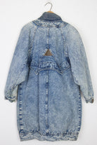 Acid Washed Trench Coat