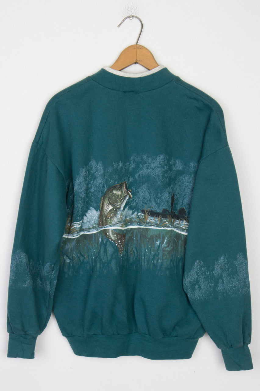 Fishing Graphic Sweatshirt