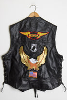 Leather Honda Motorcycle Vest
