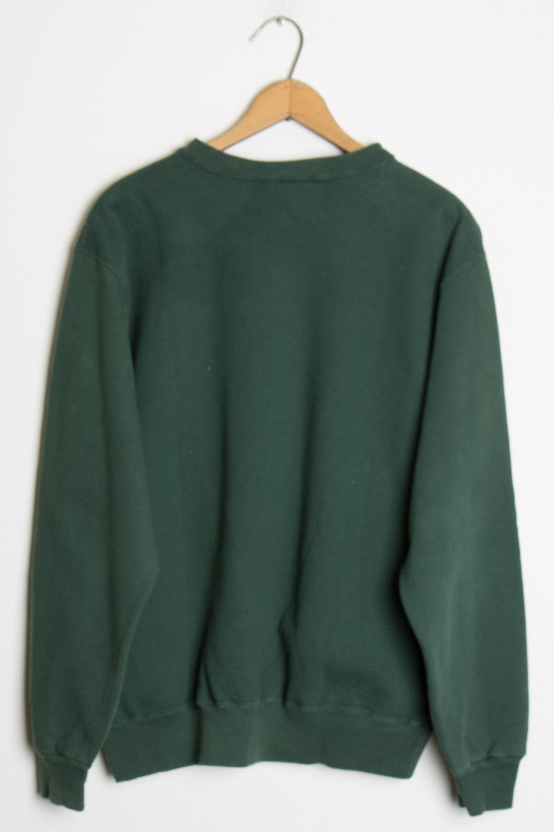 70s Vintage Champion Green USA Reverse Weave Sweatshirt L