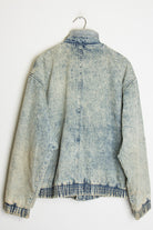 Acid Washed Jacket w/ Button Collar