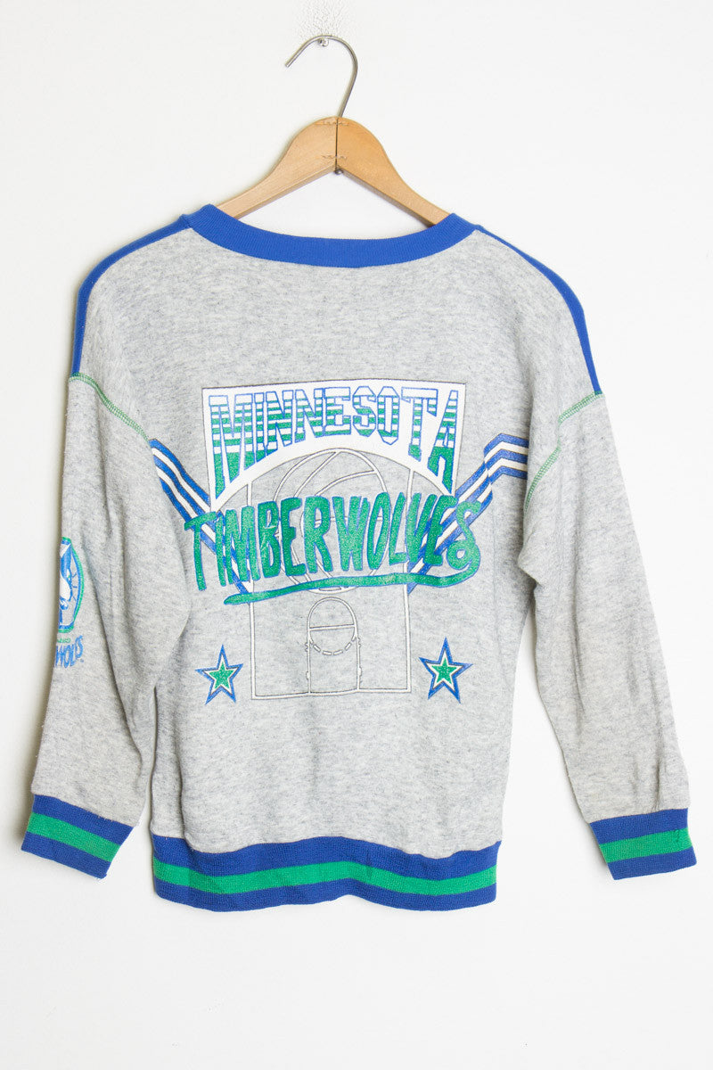 Vintage Timberwolves Sweatshirt - Youth
