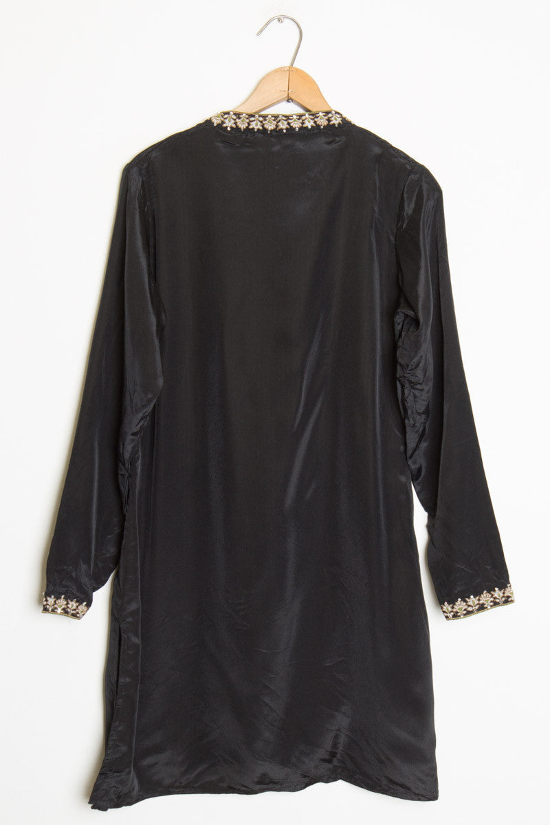 Beaded Silk Dress