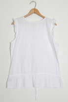 White Embroidered Top