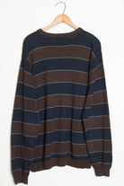 Brown and Navy Sweater