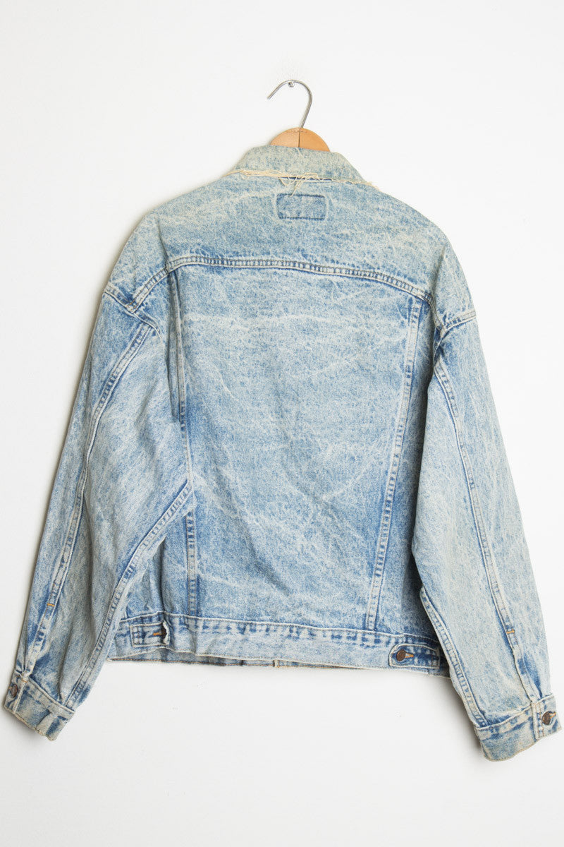 Acid Washed Levi Denim Jacket