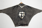 Batwing Lion Denim Jacket