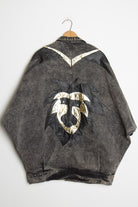 Batwing Lion Denim Jacket