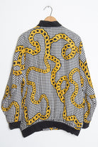 Gold Chain Bomber Jacket 1