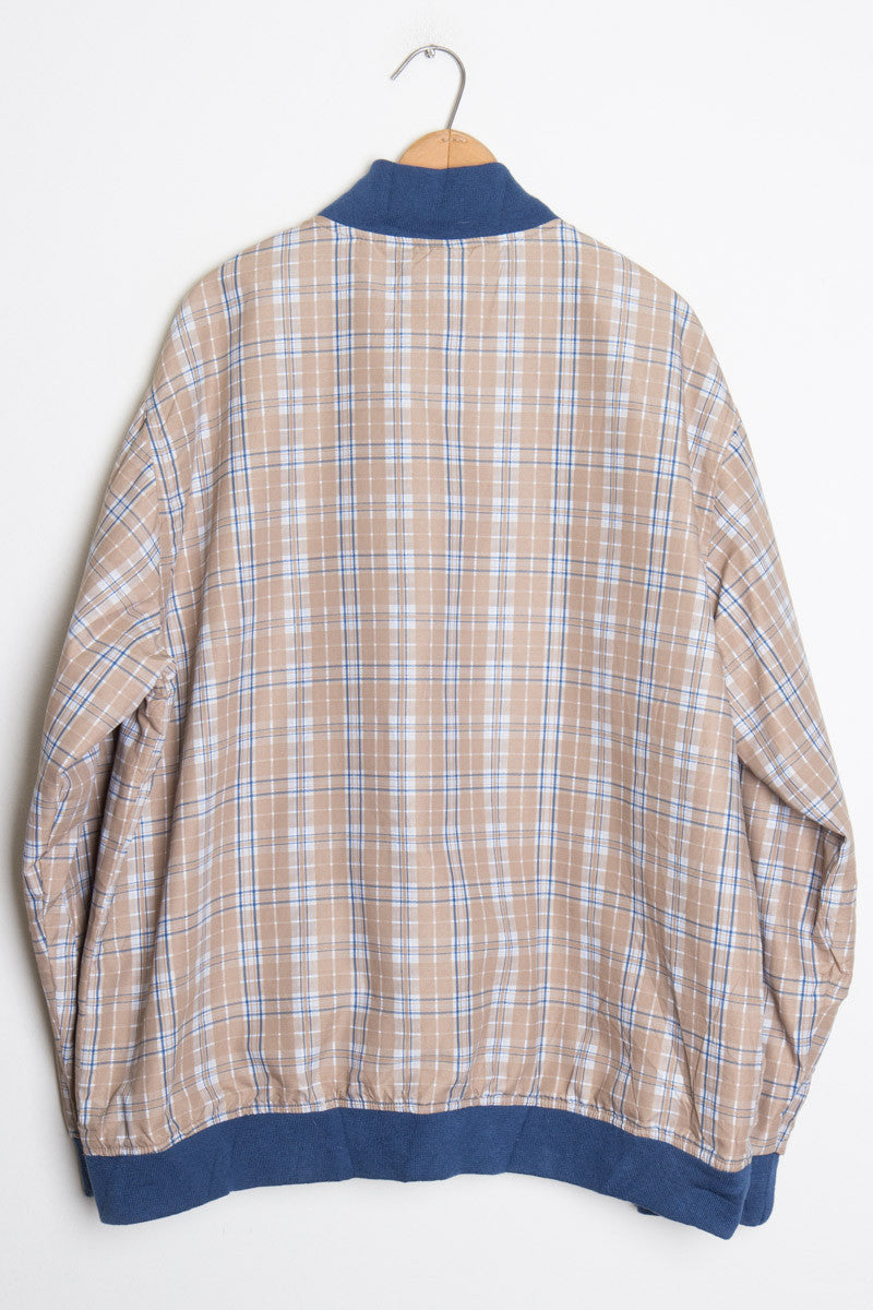 Plaid Bomber Jacket