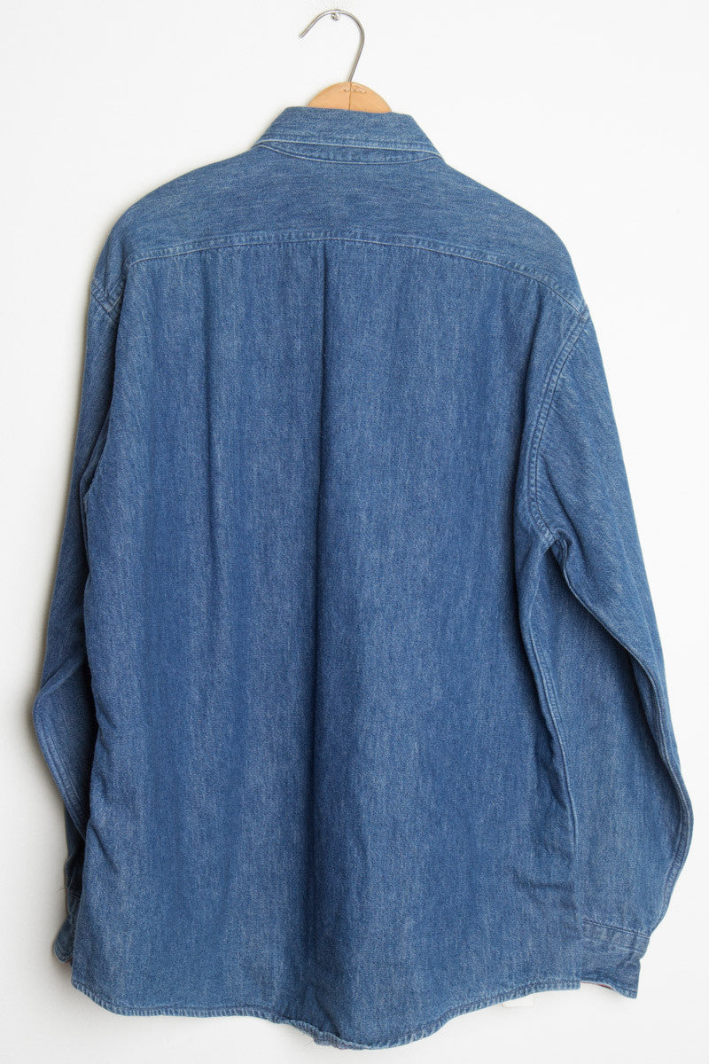 Fleece Lined Denim Overshirt