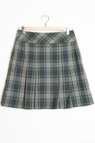 Green & Grey Button Kilt