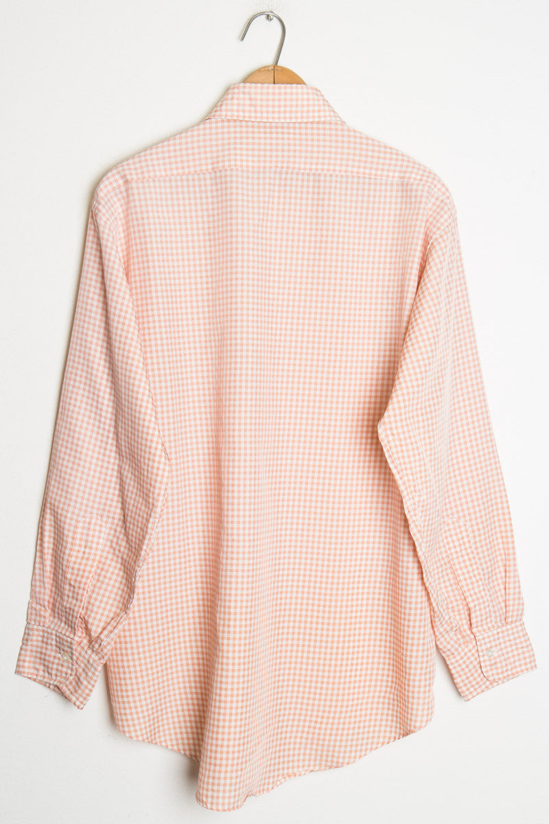Peach Plaid Men&#8217;s Skirt