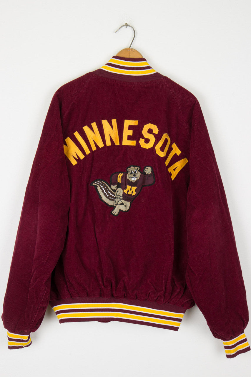 Minnesota Gophers Corduroy Letterman Jacket