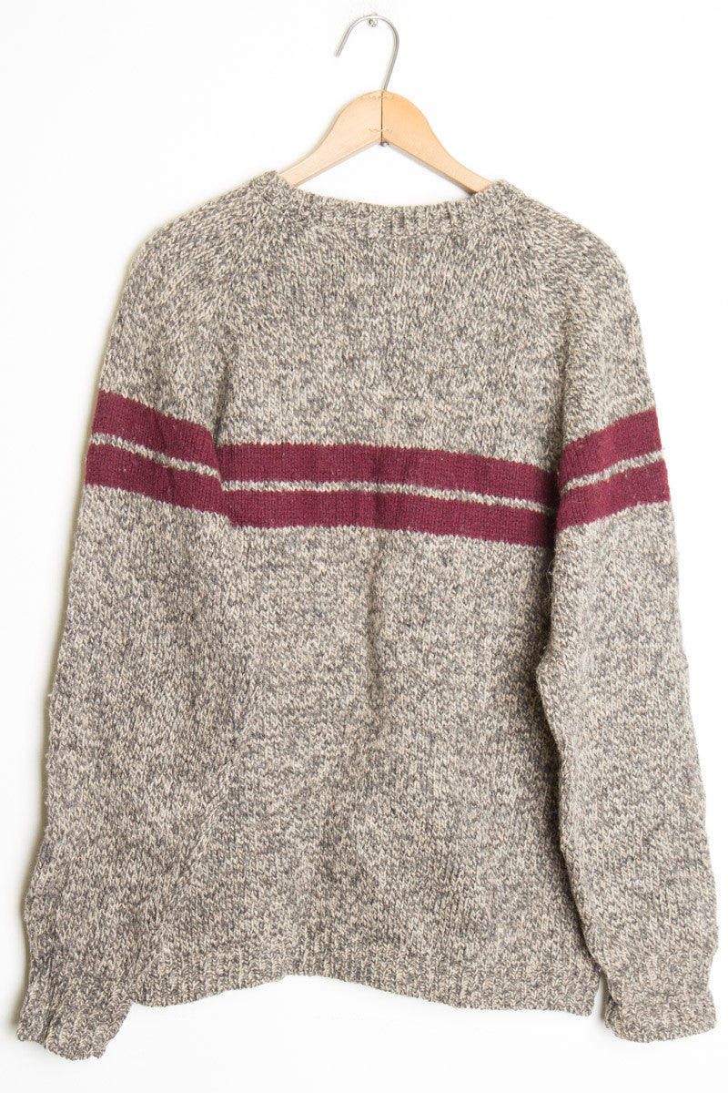 Brown Stripe Sweater