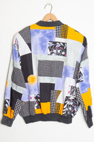 Color Block Bomber Jacket 1