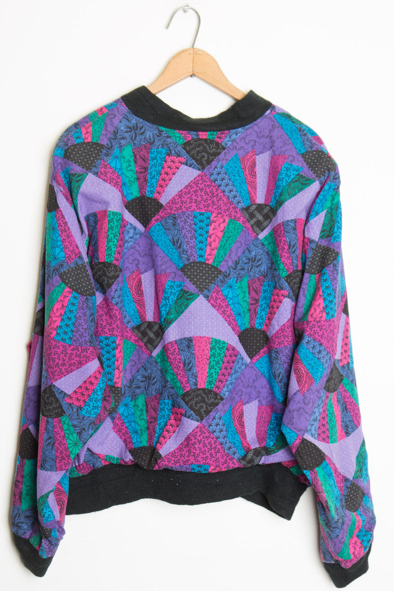 Abstract Fan Bomber Jacket