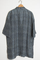 Blue S/S Silk Shirt
