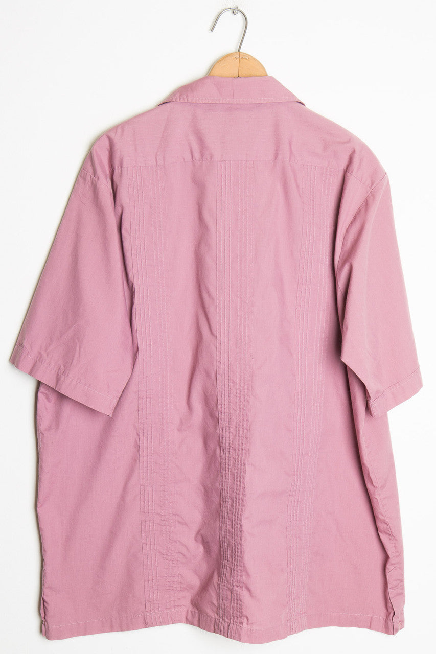 Mauve Guayabera