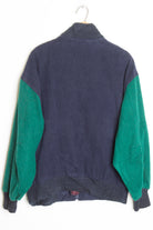 Navy & Green Bomber Jacket