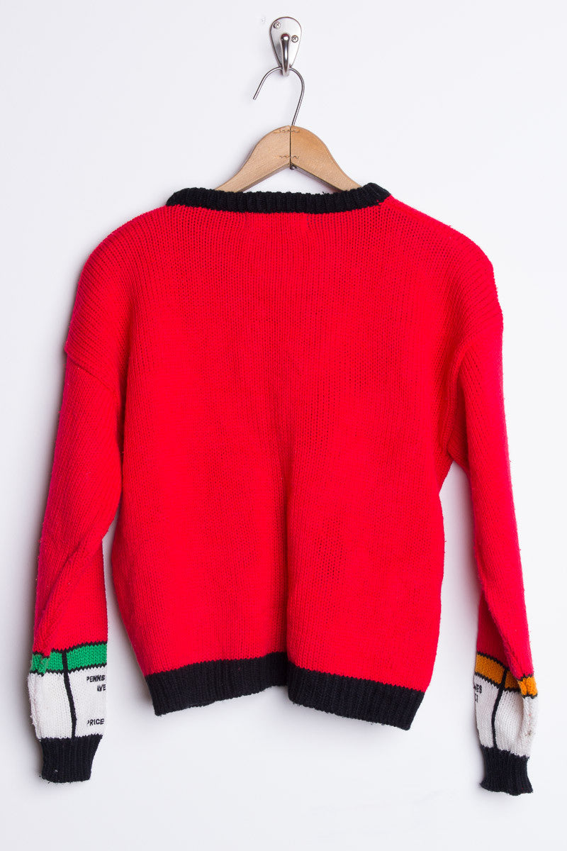 Vintage Monopoly Cardigan